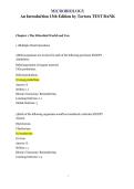 Microbiology An Introduction 13th Edition Test Bank by Tortora
