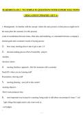 MAR3400 EXAM 2  &vert;70 COMPLETE QUESTIONS WITH EXPERT SOLUTIONS &vert; 2026 LATEST UPDATED &vert; GET A&plus;