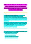 PTSD Shadow Health Case Study 2026 STUDY GUIDE 2026&sol;2027 ACCURATE QUESTIONS WITH CORRECT DETAILED ANSWERS &vert;&vert; 100&percnt; GUARANTEED PASS NEWEST VERSION