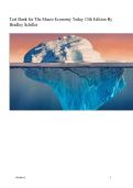 Test Bank The Macro Economy Today 15th Edition Bradley Schiller
