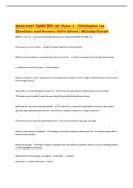 2026&sol;2027 TAMU BIO 107 Exam 2 - Christopher Lee&NewLine;Questions and Answers 100&percnt; Solved &vert; Already Passed