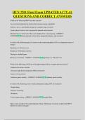 HUN 2201 Final Exam UPDATED ACTUAL &NewLine;QUESTIONS AND CORRECT ANSWERS