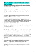 WGU C215 Pre Assessment Practice Questions and Answers Business Finance Exam Review Test Prep