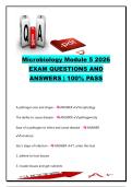 Microbiology Module 5 Exam Questions and Answers 2026 &vert; 250&plus; Verified Infectious Disease & Pathogenicity Practice Questions &vert; Streptococcus&comma; Staphylococcus&comma; Tuberculosis&comma; Clostridium&comma; Plague & Sepsis Review