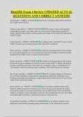 Hun2201 Exam 4 Review UPDATED ACTUAL &NewLine;QUESTIONS AND CORRECT ANSWERS