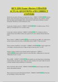HUN 2201 Exam 4 Review UPDATED &NewLine;ACTUAL QUESTIONS AND CORRECT &NewLine;ANSWERS