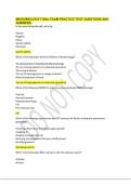MICROBIOLOGY FINAL EXAM PRACTICE TEST QUESTIONS AND ANSWERS&period;