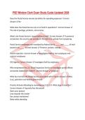 PSE Window Clerk Exam Study Guide Updated 2026
