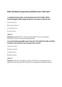 NURS 120 Medical-Surgical Nursing Module Exam 2 2026 &vert;WCU