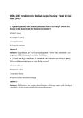 NURS 120 &vert; Introduction to Medical-Surgical Nursing &vert; Week 13 Quiz&NewLine;2026 &vert;WCU