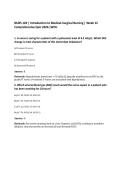 NURS 120 &vert; Introduction to Medical-Surgical Nursing &vert; Week 12&NewLine;Comprehensive Quiz 2026 &vert;WCU