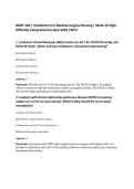 NURS 120 &vert; Introduction to Medical-Surgical Nursing &vert; Week 10 High-&NewLine;Difficulty Comprehensive Quiz 2026 &vert;WCU