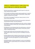 CIDESCO COMPREHENSIVE EXAM 2026 FULL&NewLine;QUESTIONS WITH VERIFIED SOLUTIONS