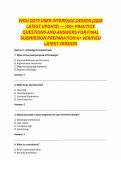 WGU D279 User Interface Design Final Submission Task 2026 Latest Update &ndash; 85 Practice Questions with Complete Solutions and Exam Preparation Guide