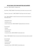 BIO 163 EXAM 2 &lpar;PSU&rpar; EXAM QUESTIONS AND ANSWERS&period;