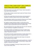 CIDESCO FINAL EXAM SCRIPT 2026 COMPLETE&NewLine;QUESTIONS AND CORRECT ANSWERS