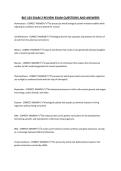 BIO 163 EXAM 2 REVIEW EXAM QUESTIONS AND ANSWERS