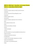 NURS-UL 3366 Nursing Course &lpar;NURS-UL 3366&rpar; &ndash; 2025&sol;2026 &ndash; Exam 1 Questions and Answers Practice Material
