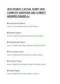 ZETA PHI BETA 2 ACTUAL SCRIPT 2026&NewLine;COMPLETE QUESTIONS AND CORRECT&NewLine;ANSWERS GRADED A&plus;&NewLine;