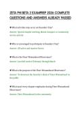 ZETA PHI BETA 2 EXAMPREP 2026 COMPLETE&NewLine;QUESTIONS AND ANSWERS ALREADY PASSED