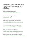 ZETA PHI BETA 2 STUDY GUIDE 2026 TESTED&NewLine;QUESTIONS AND PRACTICE SOLUTION&NewLine;GRADED A&plus;