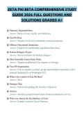 ZETA PHI BETA COMPREHENSIVE STUDY&NewLine;GUIDE 2026 FULL QUESTIONS AND&NewLine;SOLUTIONS GRADED A&plus;