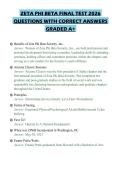 ZETA PHI BETA FINAL TEST 2026&NewLine;QUESTIONS WITH CORRECT ANSWERS&NewLine;GRADED A&plus;