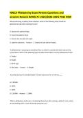 NWCA Phlebotomy Exam Review Questions and Answers &ndash; 2025&sol;2026 &ndash; Practice Questions with Answers