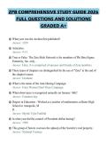 ZPB COMPREHENSIVE STUDY GUIDE 2026&NewLine;FULL QUESTIONS AND SOLUTIONS&NewLine;GRADED A&plus;