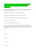 PHYS 250 Exam 2 Final Test Questions with Complete Solutions 2025-2026 Updated&period;