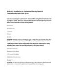NURS 110 Introduction to Professional Nursing Week 14&NewLine;Comprehensive Exam 2026 &vert;WCU
