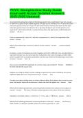 PHYS -Straighterline Study Guide Exam with Actual Detailed Answers 2025-2026 Updated&period;