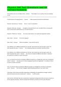 Physics 250 Test Questions and All Correct Answers&period;&NewLine; &NewLine;