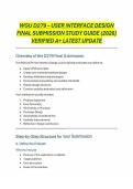 WGU D279 &ndash; USER INTERFACE DESIGN FINAL SUBMISSION STUDY GUIDE &lpar;2026&rpar; VERIFIED A&plus; LATEST UPDATE