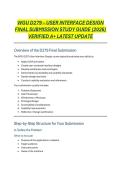 WGU D279 &ndash; USER INTERFACE DESIGN FINAL SUBMISSION STUDY GUIDE &lpar;2026&rpar; VERIFIED A&plus; LATEST UPDATE