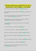 Nursing 130 Final Exam UPDATED ACTUAL &NewLine;QUESTIONS AND CORRECT ANSWERS