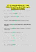 MP 100 test review all of cycle 3 Exam &NewLine;UPDATED ACTUAL QUESTIONS AND &NewLine;CORRECT ANSWERS