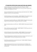 CFT MONITOR CERTIFICATION EXAM QUESTIONS AND ANSWERS&period;
