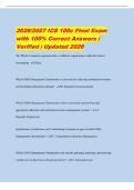 2026&sol;2027 ICS 100c Final Exam&NewLine;with 100&percnt; Correct Answers &vert;&NewLine;Verified &vert; Updated 2026