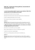 NURS 101L &vert; Fundamentals of Nursing Skills Lab &vert; Documentation &&NewLine;Charting Skills 2026 &vert;WCU