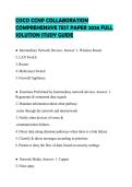 CISCO CCNP COLLABORATION&NewLine;COMPREHENSIVE TEST PAPER 2026 FULL&NewLine;SOLUTION STUDY GUIDE