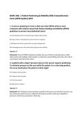 NURS 101L &vert; Patient Positioning & Mobility Skills Comprehensive&NewLine;Exam &lpar;2026 Update&rpar; WCU