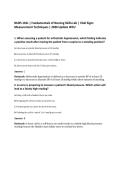 NURS 101L &vert; Fundamentals of Nursing Skills Lab &vert; Vital Signs&NewLine;Measurement Techniques &vert; 2026 Update WCU