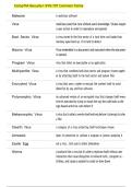 CompTIA Security&plus; SY0-701 Full Exam High-Yield Terms & Definitions&vert; UPDATED&vert; TUTOR CURATED