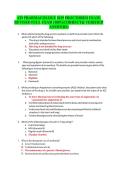 Pharmacology &ndash; Final Exam Questions &ndash; Practice Questions and Exam Material