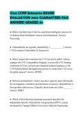 Cisco CCNP Enterprise BOARD&NewLine;EVALUATION 2026 GUARANTEED PASS&NewLine;ANSWERS GRADED A&plus;