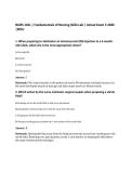 NURS 101L &vert; Fundamentals of Nursing Skills Lab &vert; Actual Exam 3 2026&NewLine;&vert;WCU