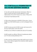 Cisco CCNP Enterprise EXAMINATION SET&NewLine;2026 SOLVED QUESTIONS GRADED A&plus;