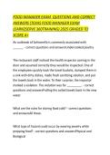 FOOD MANAGER EXAM  QUESTIONS AND CORRECT  ANSWERS &lpar;TEXAS FOOD MANAGER EXAM LEARN2SERVE 360TRAINING&rpar; 2025 GRADED TO SCORE A&plus;