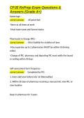 CPJE RxPrep Exam Questions & Answers &lpar;Grade A&plus;&rpar;&period;docx&NewLine;&NewLine;